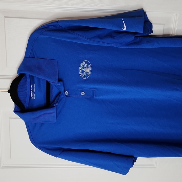 Nike Other - Men's Nike Golf Nike fit dry royal blue polo Sunken Meadow Golf Club